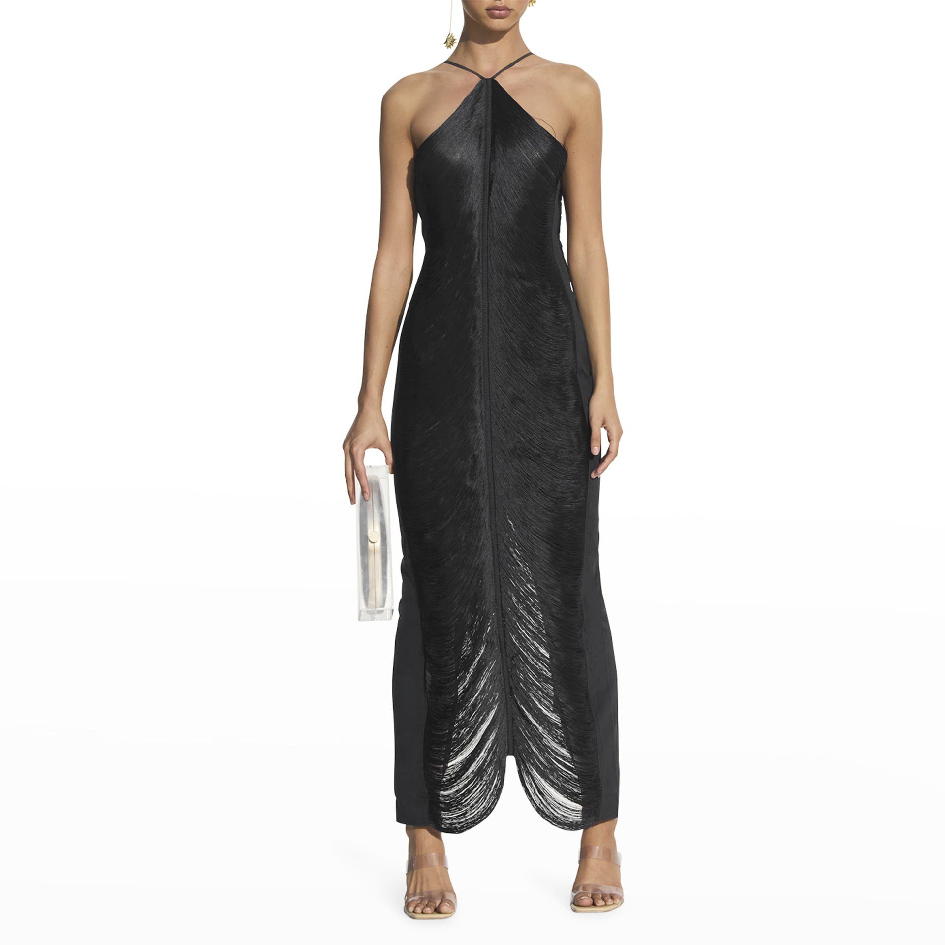 Irregular Dress for Women with Open Straps