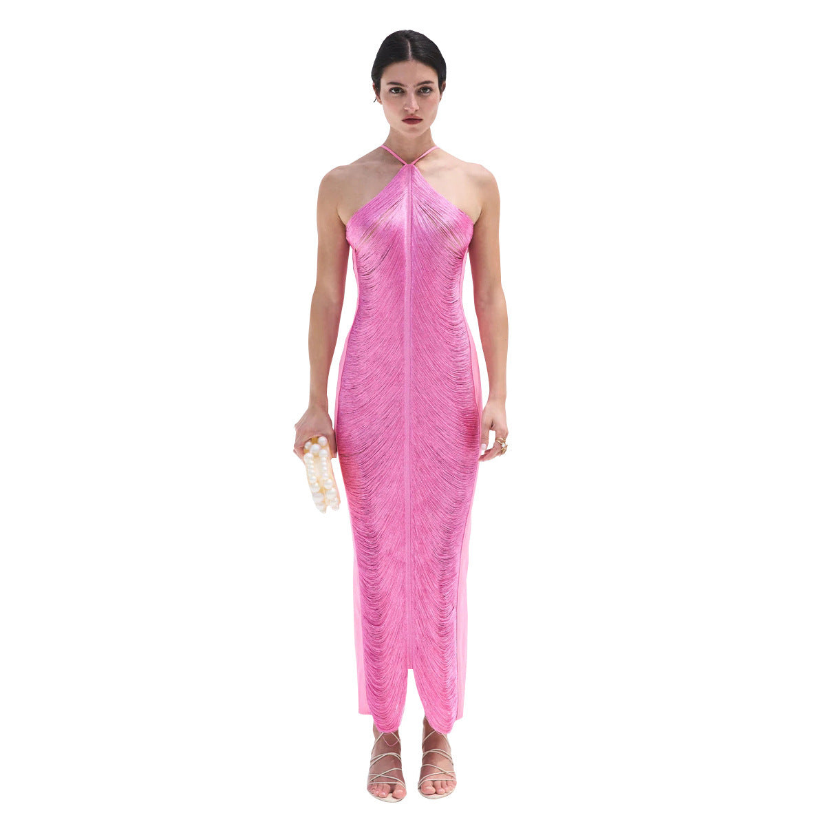 Irregular Dress for Women with Open Straps