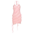 Solid Color Fashion Dress for Women